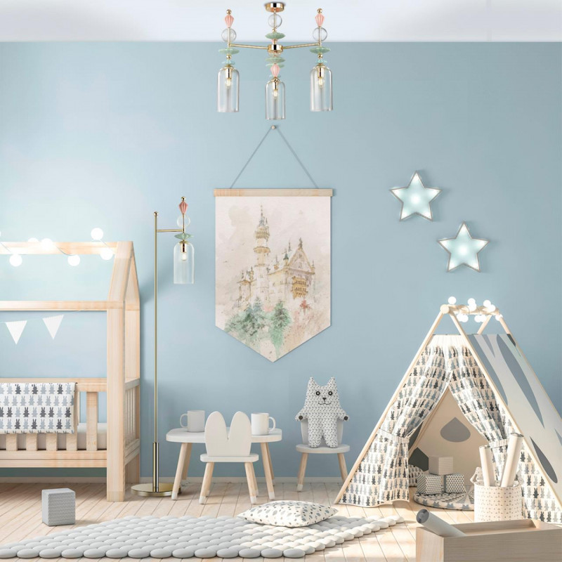 Люстра на штанге Odeon Light 4855/3C