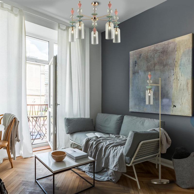 Люстра на штанге Odeon Light 4855/5C