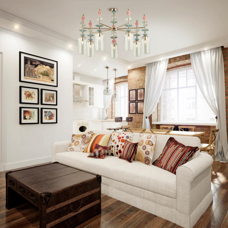 Люстра на штанге Odeon Light 4855/7C