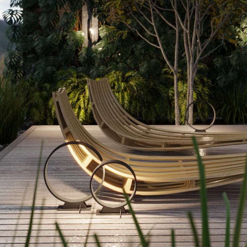 Садово-парковый светильник Odeon Light 6615/5FL